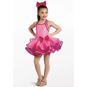 Weissman Curtain Call Costume Here Comes The Lion Guard Pink Sz IC Girls Tutu